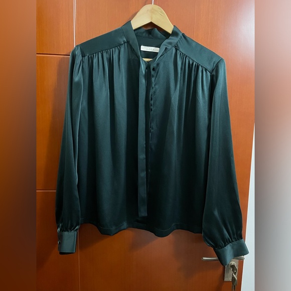 DÔEN Judith Silk Tieneck Blouse - Picture 5 of 11